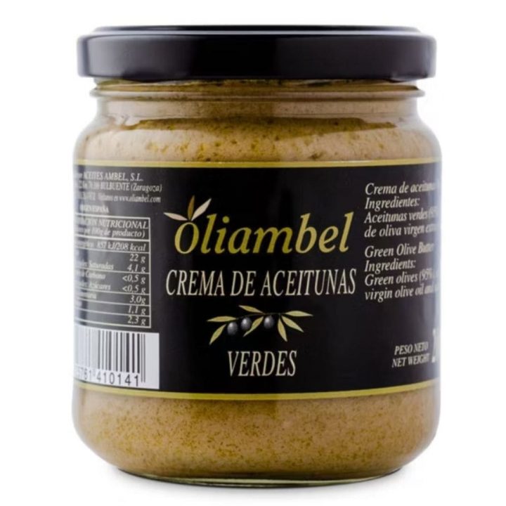 Crema de aceitunas verdes 200 gr